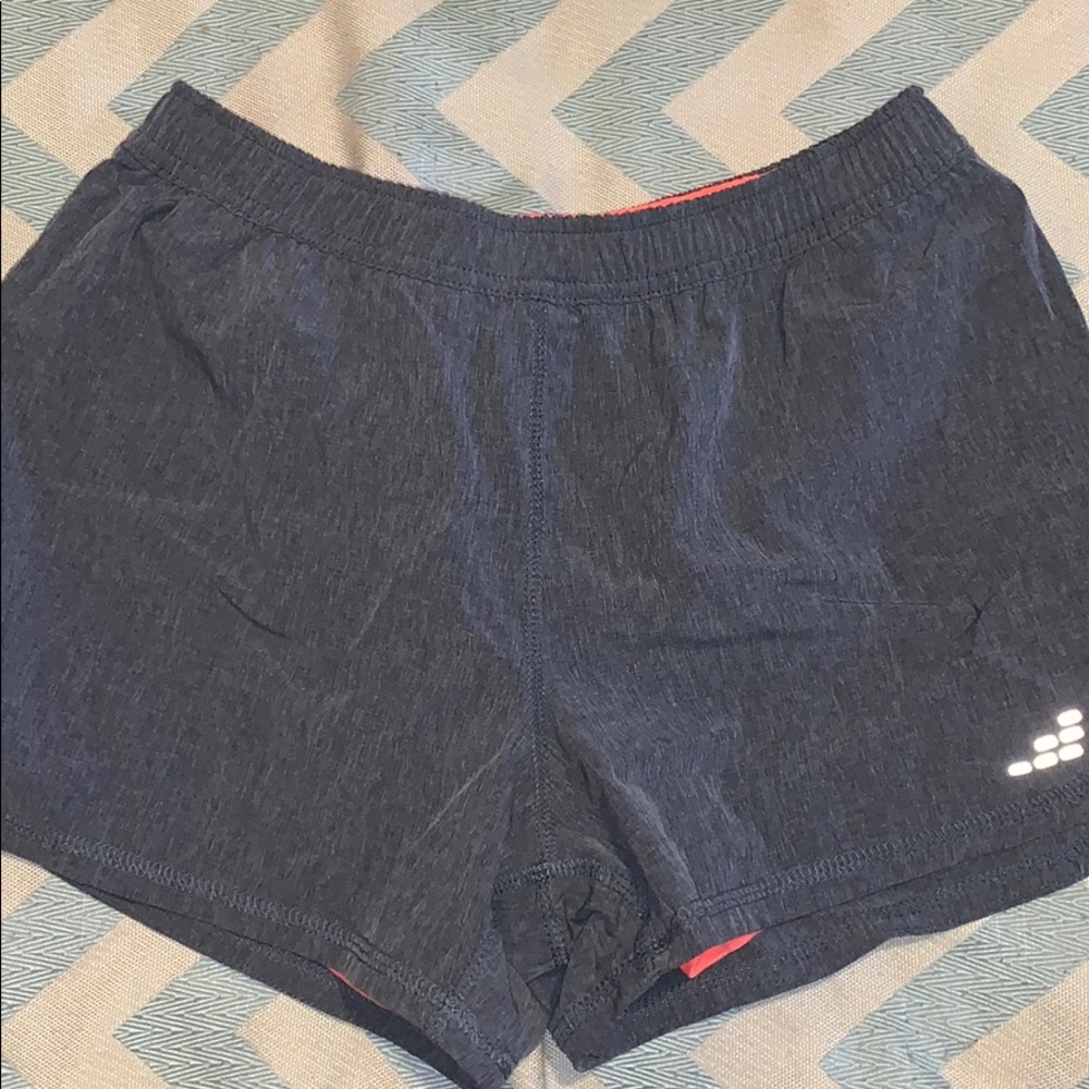 Running shorts with built in spandex